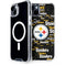 NFL Pittsburgh Steelers Black Blast iPhone 15 Plus MagSafe Case