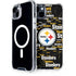 NFL Pittsburgh Steelers Black Blast iPhone 15 Plus MagSafe Case