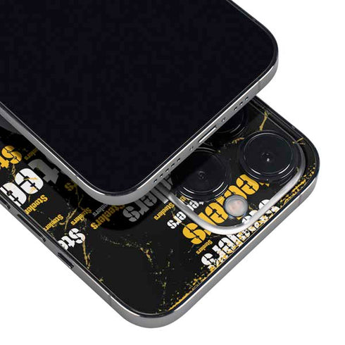 NFL Pittsburgh Steelers Black Blast iPhone 14 Pro Skin