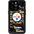 NFL Pittsburgh Steelers Black Blast iPhone 14 Pro Waterproof Case