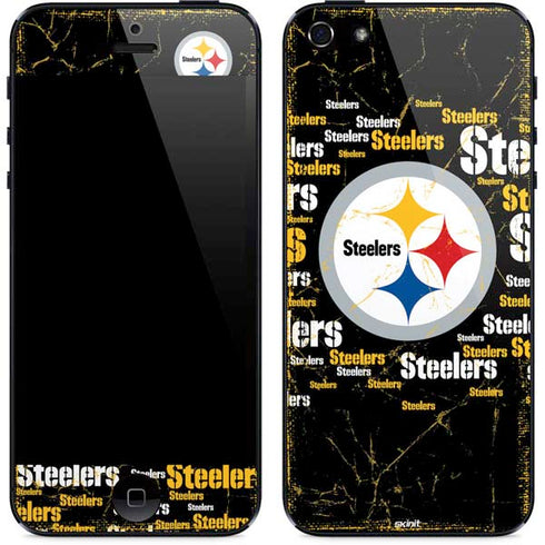 NFL Pittsburgh Steelers Black Blast iPhone 5/5s/5SE Skin