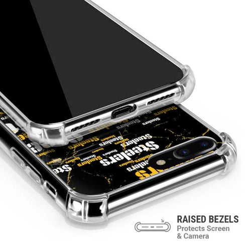 NFL Pittsburgh Steelers Black Blast iPhone 7/8 Plus Clear Case
