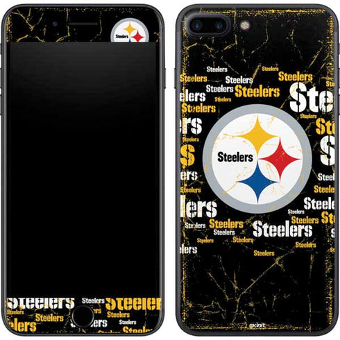 NFL Pittsburgh Steelers Black Blast iPhone 7 Plus Skin