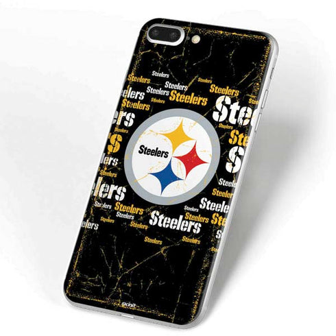 NFL Pittsburgh Steelers Black Blast iPhone 7 Plus Skin