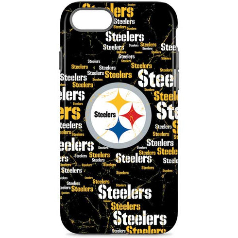 NFL Pittsburgh Steelers Black Blast iPhone 8 Pro Case