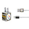 NFL Pittsburgh Steelers Black Blast iPhone Charger (5W USB) Skin