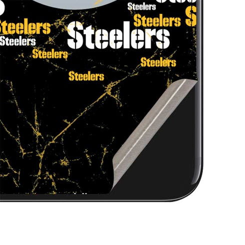 NFL Pittsburgh Steelers Black Blast iPhone SE (2nd & 3rd Gen) Skin