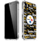 NFL Pittsburgh Steelers Black Blast iPhone XS Max Clear Case