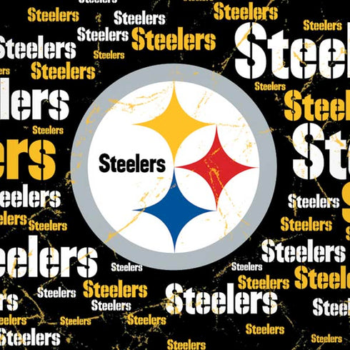 NFL Pittsburgh Steelers Black Blast iPhone XS Skin