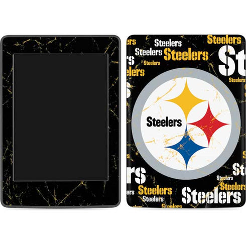 NFL Pittsburgh Steelers Black Blast Amazon Kindle Skin