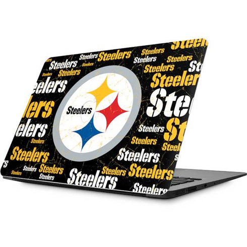 NFL Pittsburgh Steelers Black Blast Apple MacBook Skin