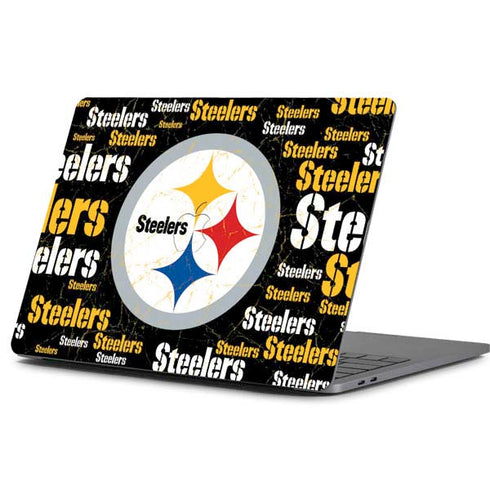 NFL Pittsburgh Steelers Black Blast Apple MacBook Pro 13-inch Skin