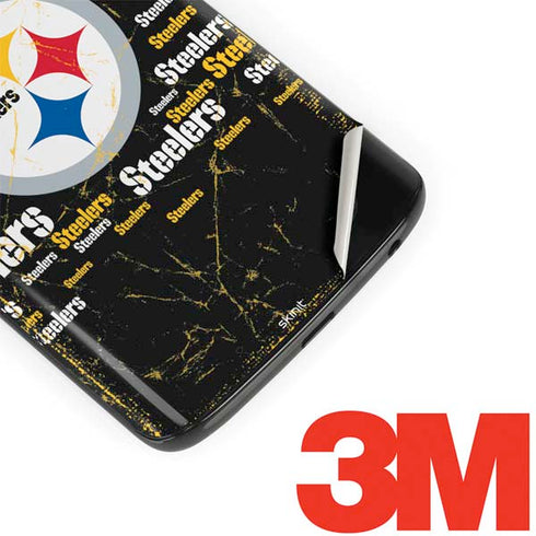 NFL Pittsburgh Steelers Black Blast Moto G6 Skin