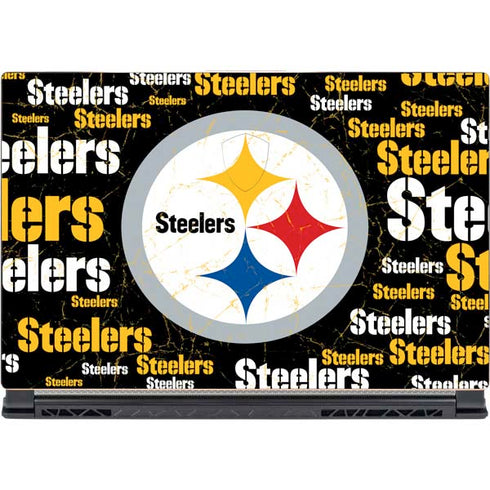 NFL Pittsburgh Steelers Black Blast MSI GS65 Stealth Laptop Skin