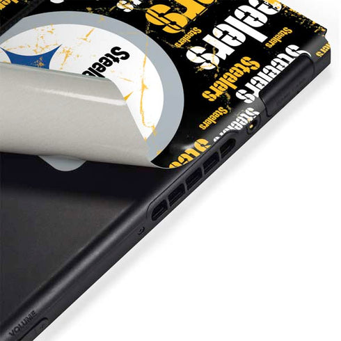 NFL Pittsburgh Steelers Black Blast Nintendo Switch Bundle Skin