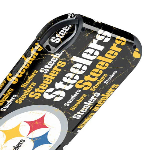 NFL Pittsburgh Steelers Black Blast Nintendo Switch Lite Skin
