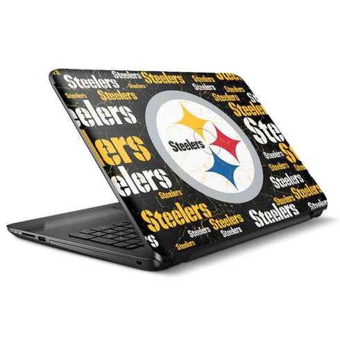 NFL Pittsburgh Steelers Black Blast HP Notebook Skin
