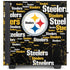 NFL Pittsburgh Steelers Black Blast NZXT H510 Compact ATX Mid-Tower Case Skin