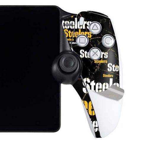 NFL Pittsburgh Steelers Black Blast PlayStation Portal Remote Player Skin