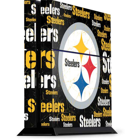 NFL Pittsburgh Steelers Black Blast PS4 Console Skin