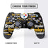 NFL Pittsburgh Steelers Black Blast PS4 Controller Skin