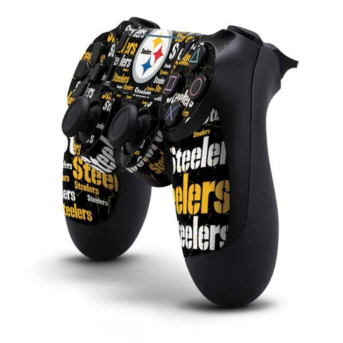 NFL Pittsburgh Steelers Black Blast PS4 Pro/Slim Controller Skin