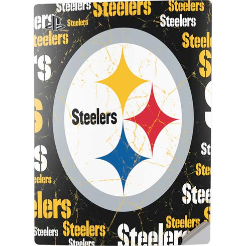 NFL Pittsburgh Steelers Black Blast PS5 Digital Edition Console Skin