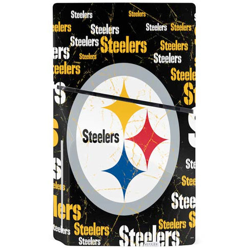 NFL Pittsburgh Steelers Black Blast PS5 Slim Disk Console Skin