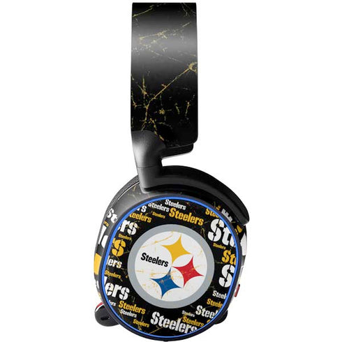 NFL Pittsburgh Steelers Black Blast SteelSeries Arctis 3 Skin