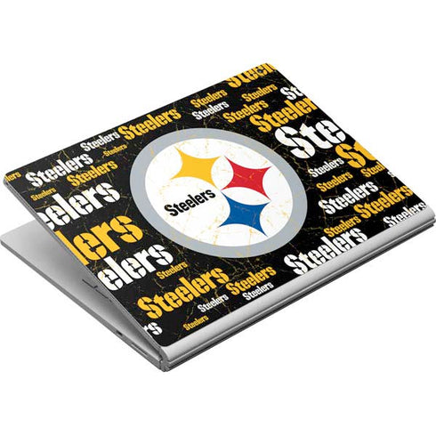 NFL Pittsburgh Steelers Black Blast Surface Book Skin
