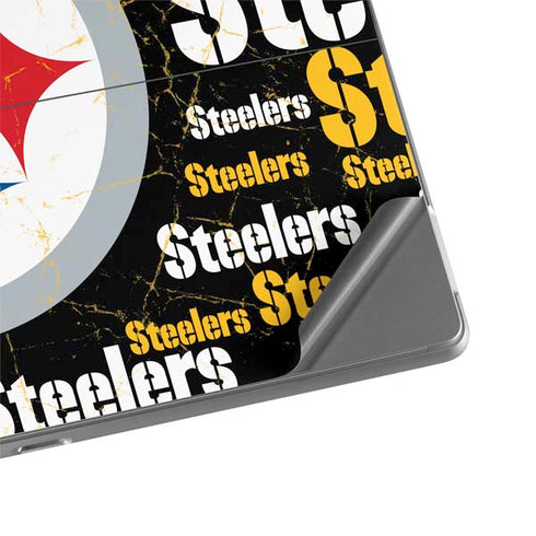 NFL Pittsburgh Steelers Black Blast Surface Pro 8 Skin