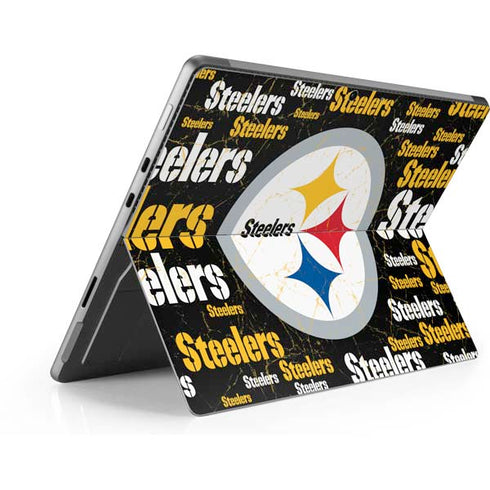 NFL Pittsburgh Steelers Black Blast Surface Pro 9 Skin