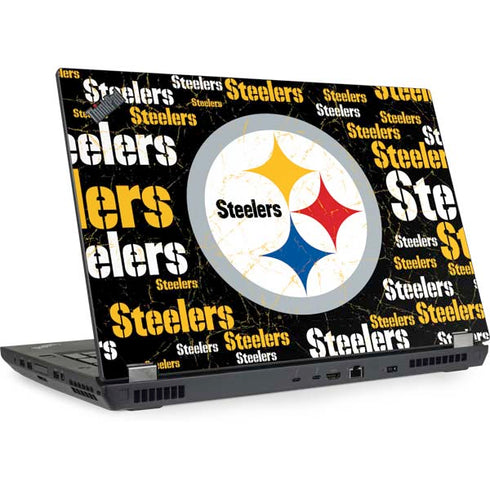 NFL Pittsburgh Steelers Black Blast Lenovo ThinkPad Skin