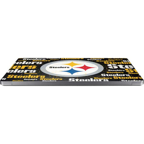 NFL Pittsburgh Steelers Black Blast Universal Laptop 14in (11.4 x 8.2in) Skin