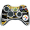 NFL Pittsburgh Steelers Black Blast Xbox 360 Wireless Controller Skin