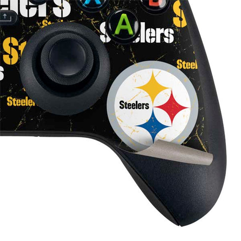 NFL Pittsburgh Steelers Black Blast Xbox Series X Controller Skin