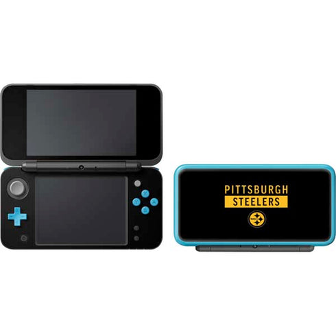NFL Pittsburgh Steelers Black Performance Series Nintendo 2DS XL (2017) Skin