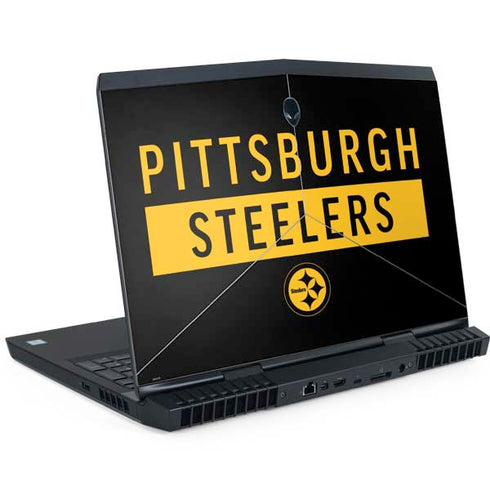 NFL Pittsburgh Steelers Black Performance Series Dell Alienware Skin