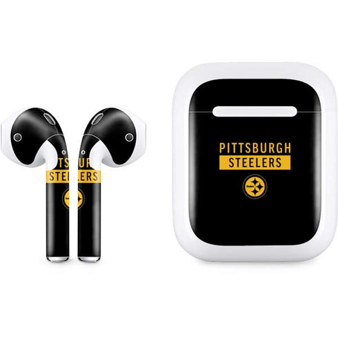 NFL Pittsburgh Steelers Black Performance Series Apple AirPods Skin