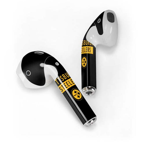 NFL Pittsburgh Steelers Black Performance Series Apple AirPods Skin