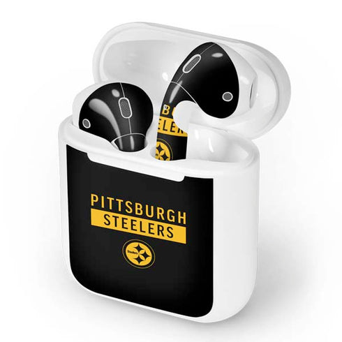 NFL Pittsburgh Steelers Black Performance Series Apple AirPods Skin