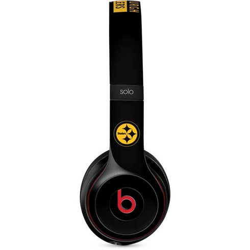 NFL Pittsburgh Steelers Black Performance Series Beats Solo 2 Wireless Skin