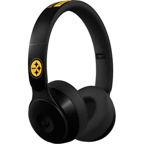 NFL Pittsburgh Steelers Black Performance Series Beats Solo Pro Skin