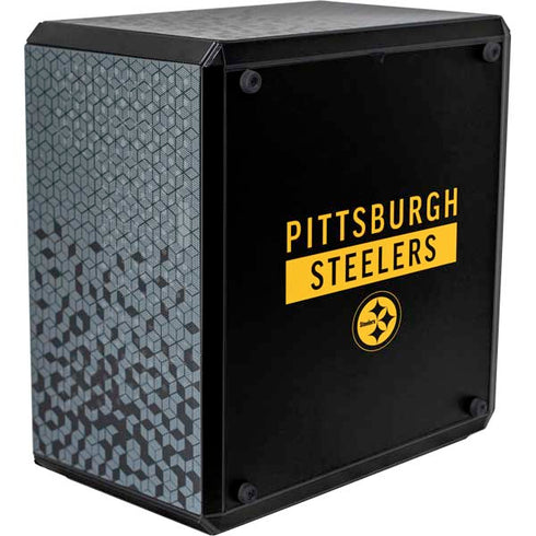 NFL Pittsburgh Steelers Black Performance Series Cooler Master MasterBox Q300L Mini Tower Skin