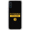 NFL Pittsburgh Steelers Black Performance Series Galaxy A10e Clear Case