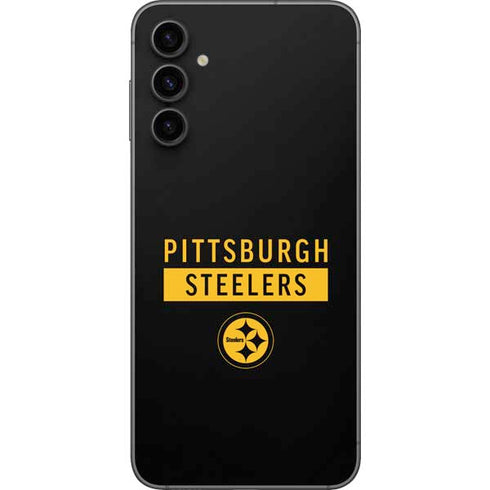 NFL Pittsburgh Steelers Black Performance Series Galaxy A14 5G Skin