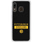 NFL Pittsburgh Steelers Black Performance Series Galaxy A20 Clear Case