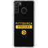 NFL Pittsburgh Steelers Black Performance Series Galaxy A21 Clear Case