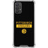 NFL Pittsburgh Steelers Black Performance Series Galaxy A32 5G Clear Case