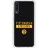 NFL Pittsburgh Steelers Black Performance Series Galaxy A50 Clear Case